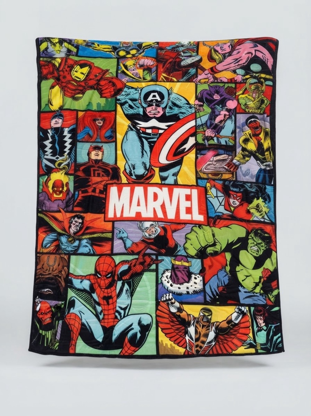 Marvel Comics Superhero Plush Blanket 50 x 60 – New in Packaging